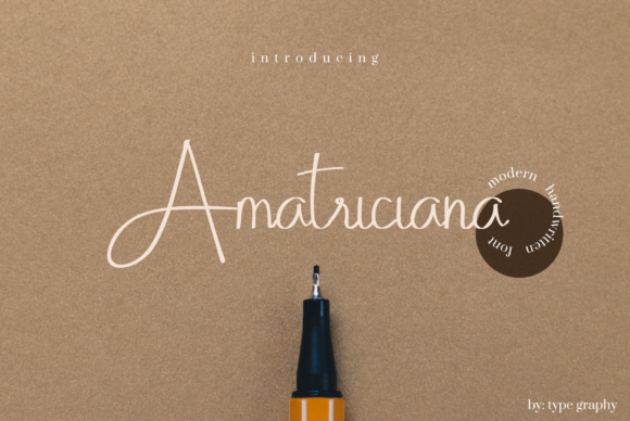 Amatriciana: A Sweet Script for Creative Brands