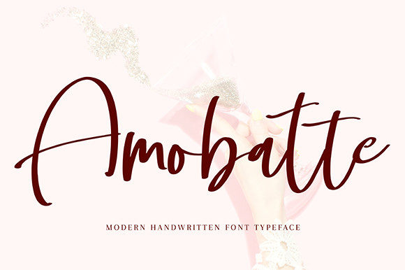 Amobatte: A Font for Creative Campaigns