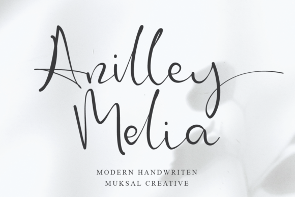 Anilley Melia Font for Creative Publishing