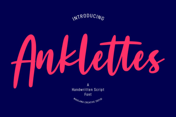 Anklettes Font Review