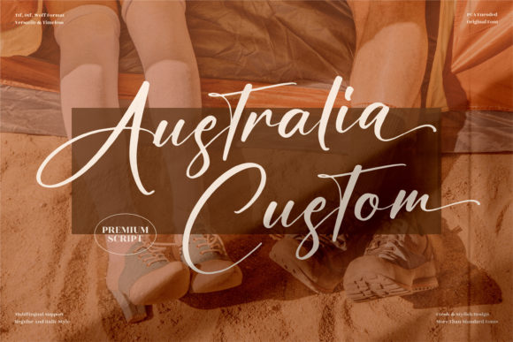 Australia Custom Font for Creative Campaigns