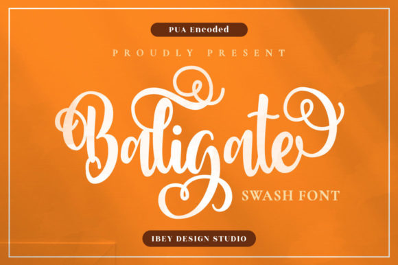 Baligate Font for Elegant Web Design