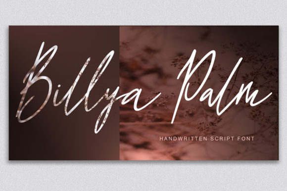 Billya Palm Font for Creative Design