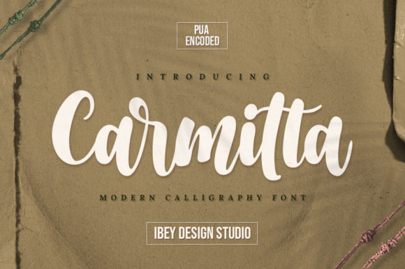 Carmitta Font for Creative Web Design