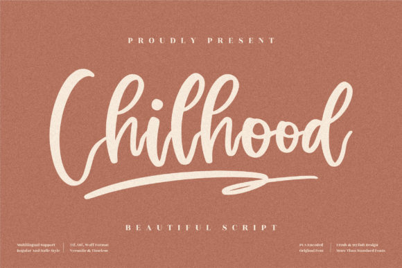 Chilhood Font for Creative Makers