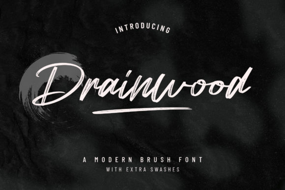 Drainwood Font: Elegant Script for Digital Design