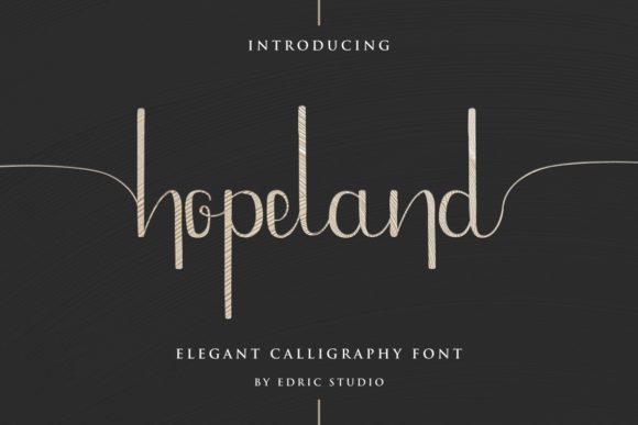 HopeLand Font for Elegant Branding