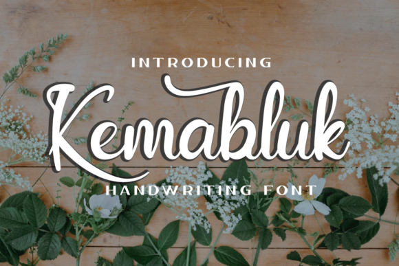 Kemabluk Font for Creative Makers