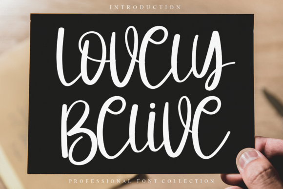 Lovely Belive Font for Elegant Design