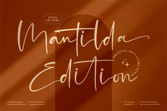 Mantilda Edition Font Review