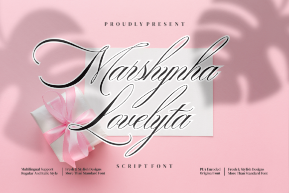 Marshynha Lovelytta Font for Web Design