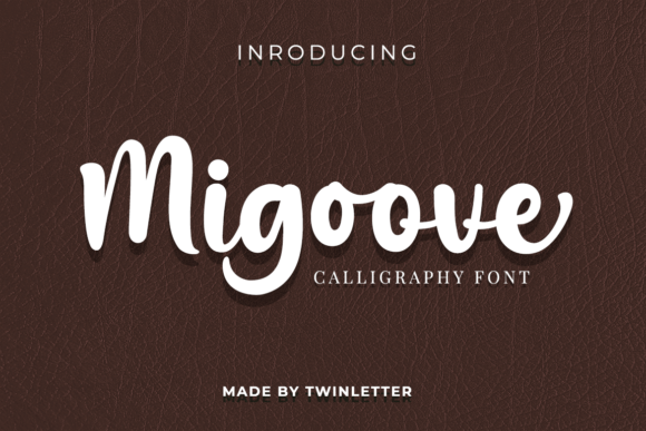 Migoove: A Stylish Script Font for Creative Campaigns