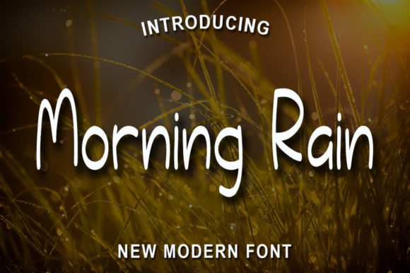 Morning Rain Font Review