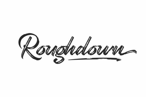 Roughdown Font for Web Design