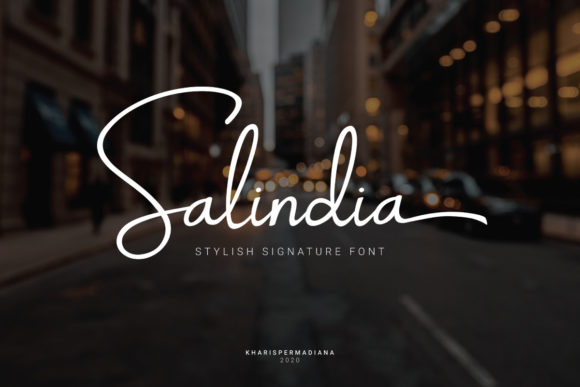 Salindia Font: Elegant Script for Digital Design