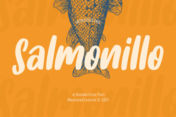 Salmonillo Font for Creative Makers