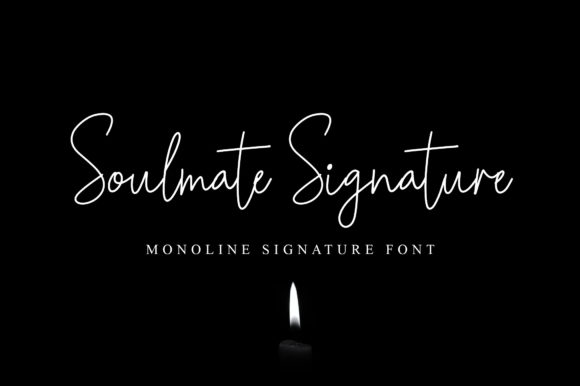 Soulmate Signature Font for Elegant Branding