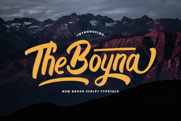 The Boyna Font: Bold, Vintage, and Brand-Ready
