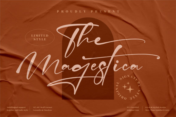 The Magestica Font: Elegant Script for Creative Projects