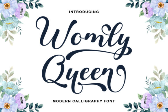 Womly Queen Font for Web Design